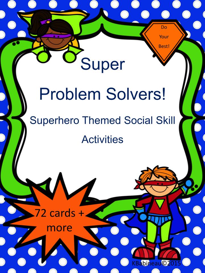 Problem Solving Scenarios For Kids - Kathy B SLP