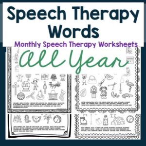 Speech Therapy Coloring Pages - Kathy B SLP